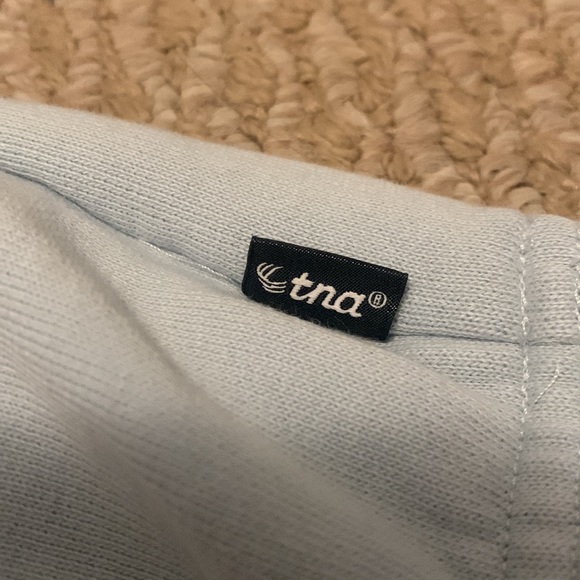 BRAND NEW ARITZIA QUARTER ZIP PASTEL BLUE SWEATER!💙🦋💎 - Picture 3 of 5